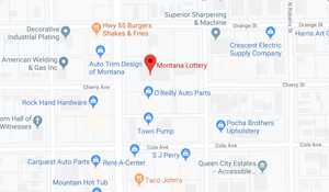 Screenshot of the Montana Lottery Headquarters location